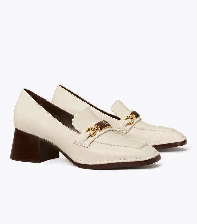 Tory burch discount banana heel loafer