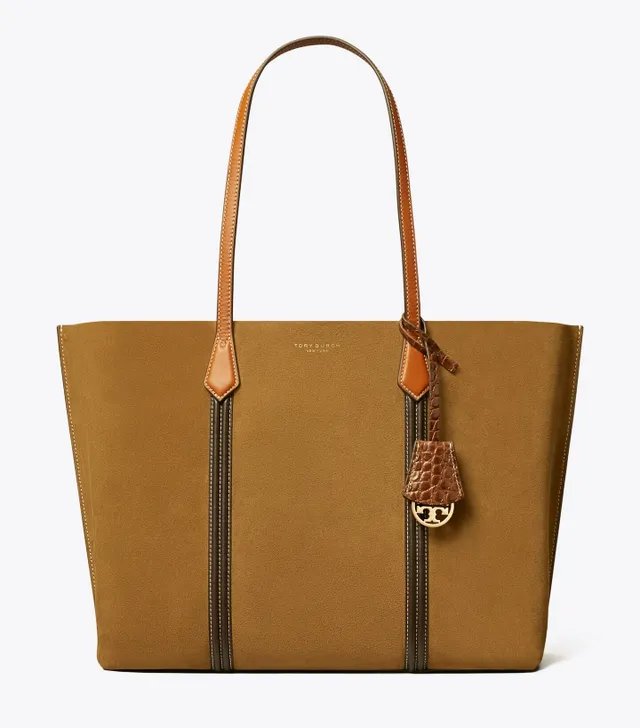 Tory Burch Perry Color-Block Triple-Compartment Tote | The
