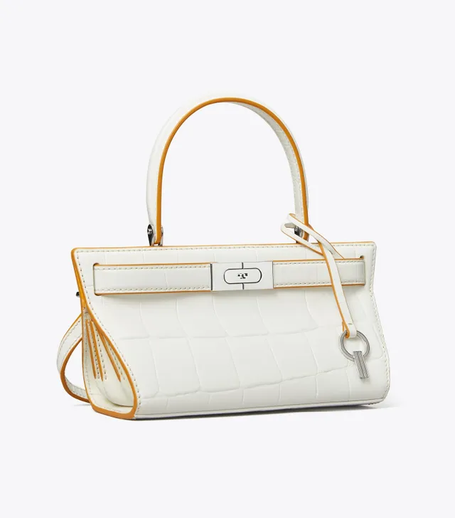 Tory Burch Petite Lee Radziwill Embossed Cat Eye Bag | The
