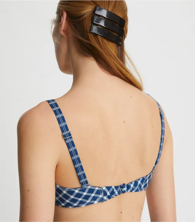 Tory Burch Picnic Plaid Bra Top | The Summit