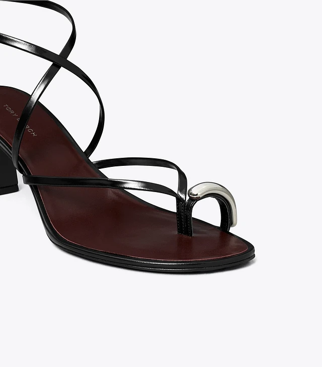 Tory Burch Pierced Multi-Strap Heeled Sandal | The Summit