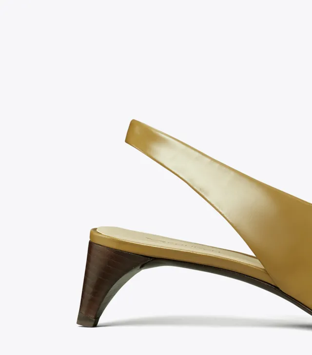 ★Tory Burch★高級感溢れる★Pierced Slingback Heel★サンダル Pierced Slingback: Women's Shoes | Sandals | Tory Burch EU