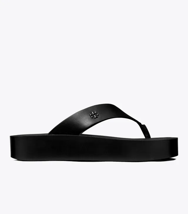 Tory burch hot sale platform flip flops