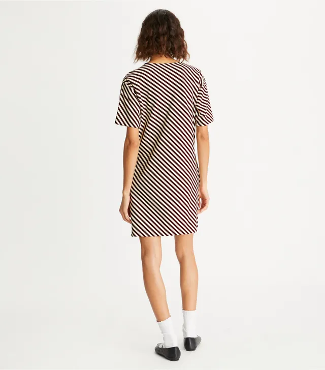 Tory burch hotsell striped shirt dress