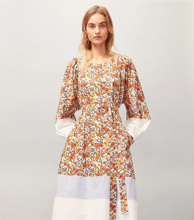 Tory Burch Cotton Twill Dress | The Summit