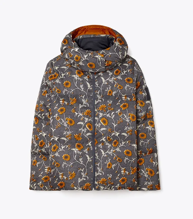 Tory Sport Printed Down Jacket | The Summit