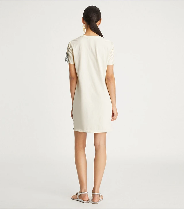 Tory Burch Silk Front T-Shirt Dress | The Summit