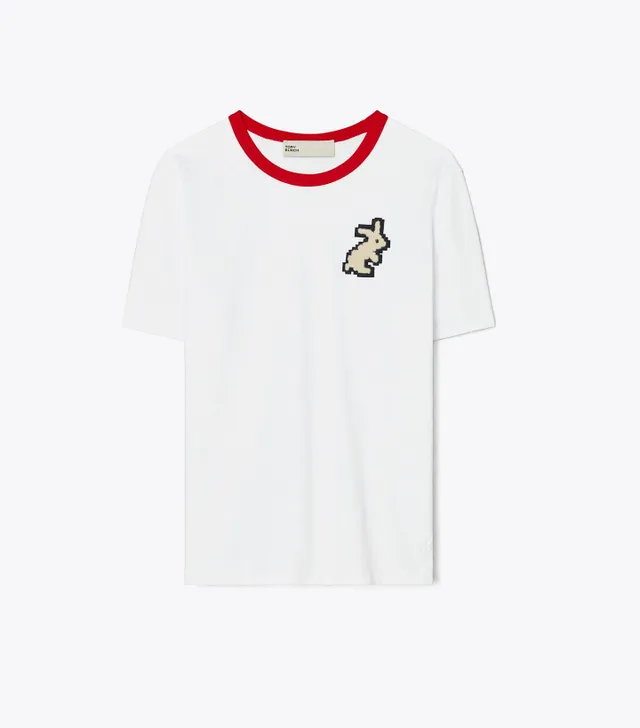 Tory Burch Cat Printed T-Shirt | The Summit