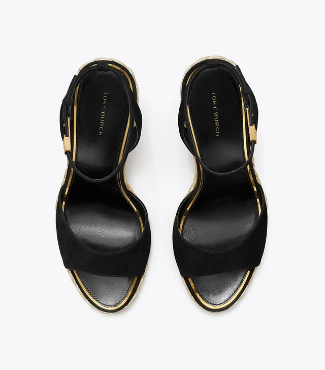 ★Tory Burch★公式からのSALE特価！★Raffia Wedge★サンダル Tory Burch Raffia Wedge Sandal | The Summit