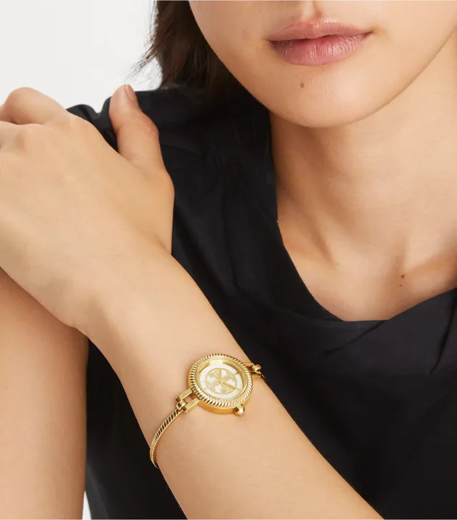 Tory burch t sales bangle bracelet watch