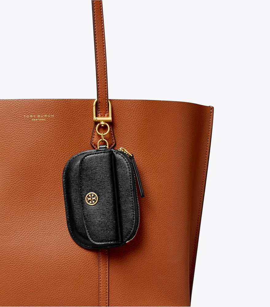 Tory Burch Robinson Card Case Key Ring | The Summit