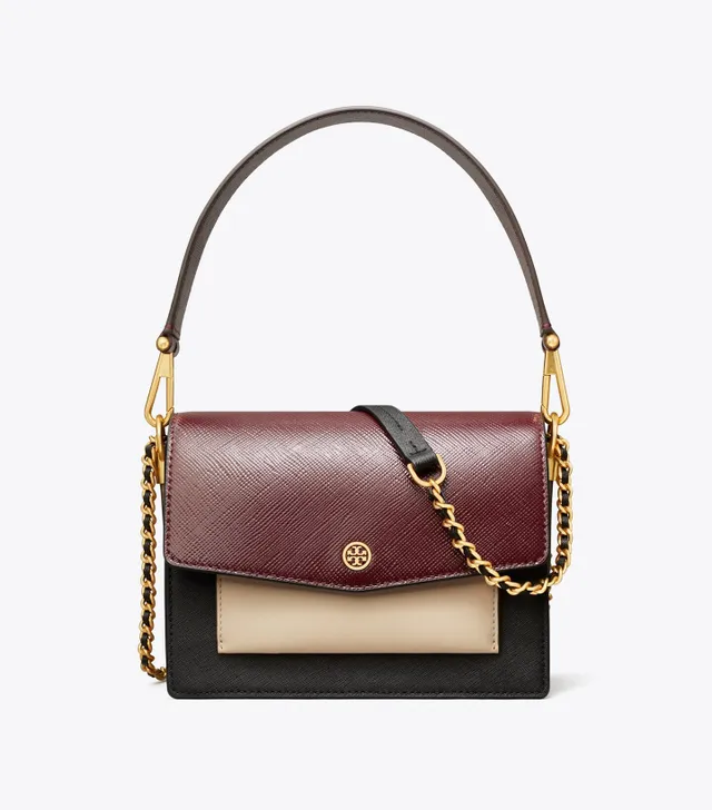 Tory burch robinson color block convertible shoulder best sale bag