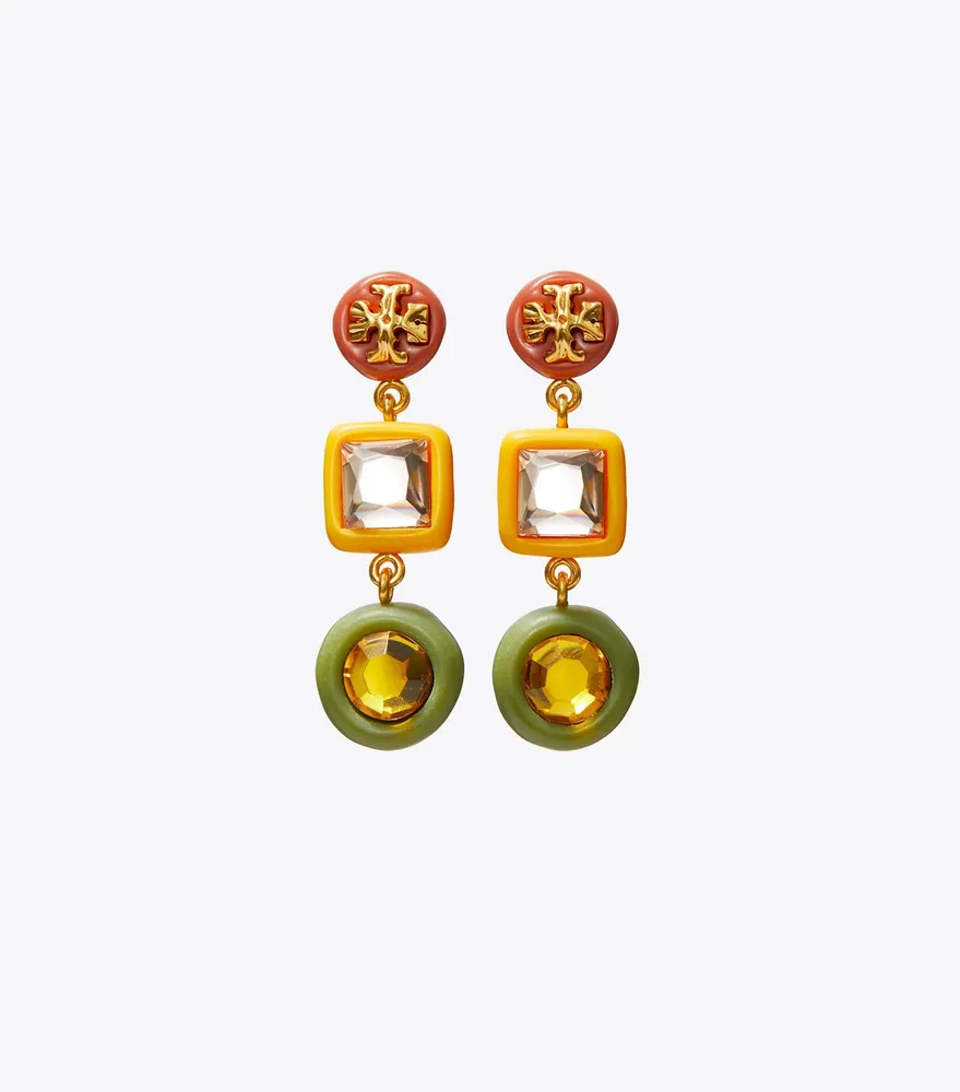 Tory burch two tone on sale earrings