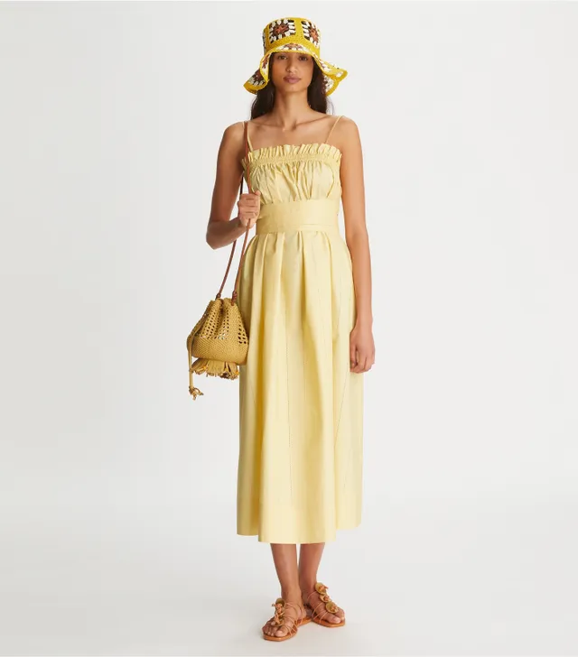 Tory burch top gabriella dress yellow