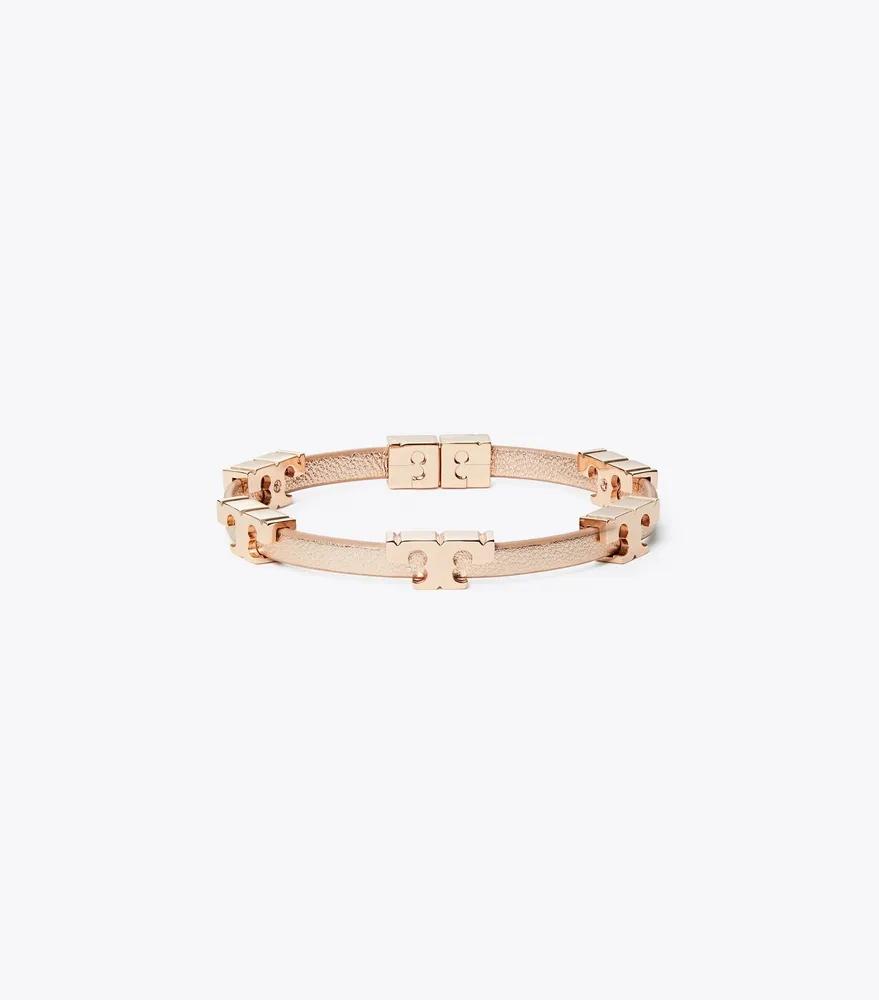 Tory burch serif t deals single wrap bracelet