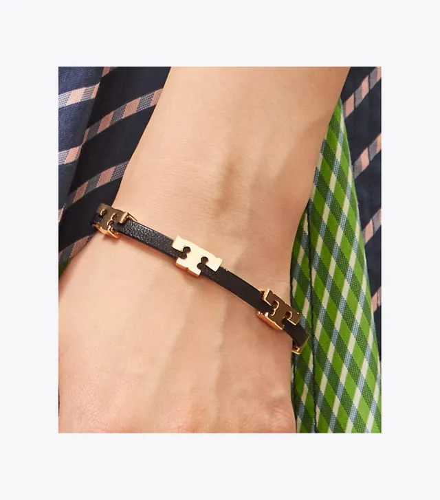 Tory burch serif t cheap single wrap bracelet
