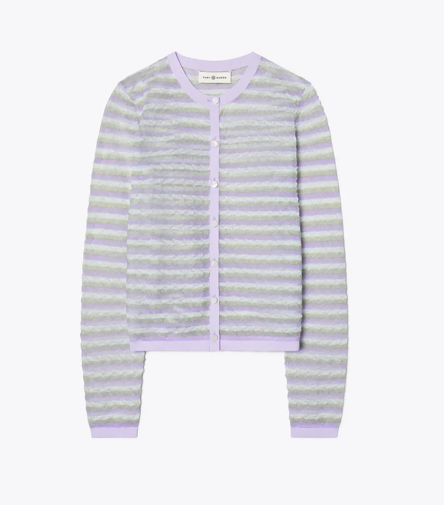 Tory burch pink on sale cardigan