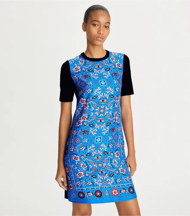 Tory burch silk hotsell front sweater dress