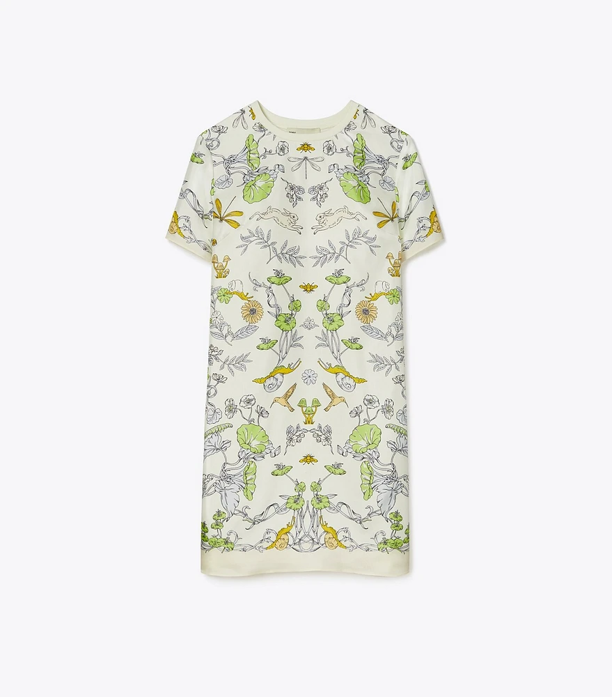 Tory Burch Silk Front T-Shirt Dress | The Summit