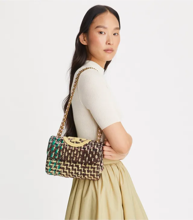 Fleming tweed convertible shoulder bag outlet