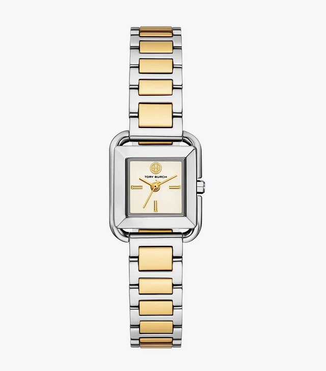 Tory Burch Kira Watch, Black/Gold-Tone, 22 x 28 MM | The Summit