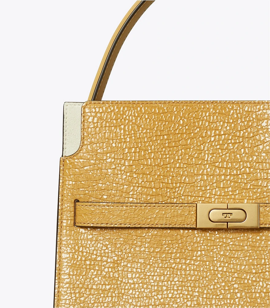 Tory Burch Small Lee Radziwill Patent Double Bag | The Summit Tory Burch Small Lee Radziwill Patent Double Bag | The Summit