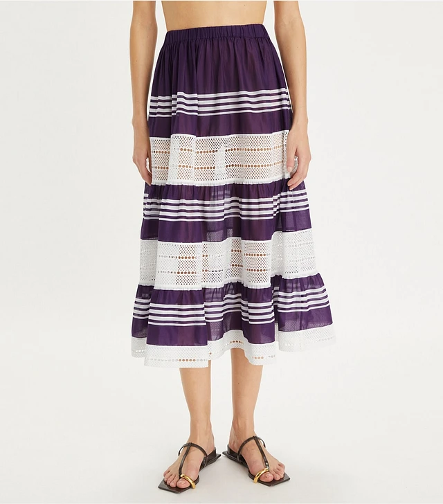 Tory burch striped sweater skirt discount