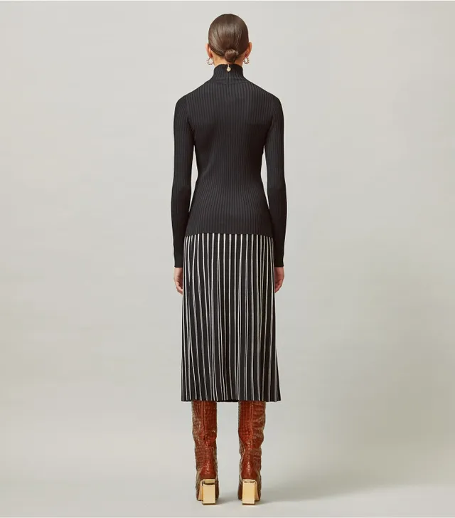 Tory burch striped sweater skirt on sale