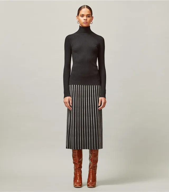 Tory burch striped sweater skirt top