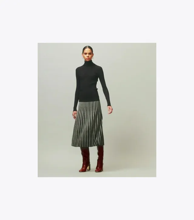 Tory burch striped sweater skirt discount