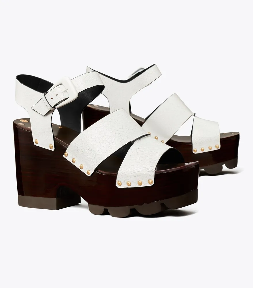 Tory burch online platform sandal