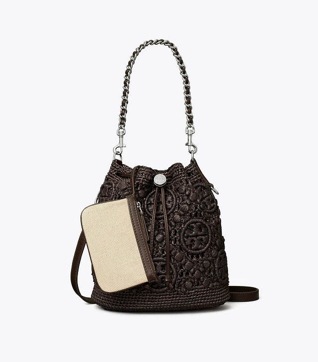 TORY BURCH 79985013 関税送料込 Tory Burch Mini T Monogram Raffia Swing Satchel | The Summit