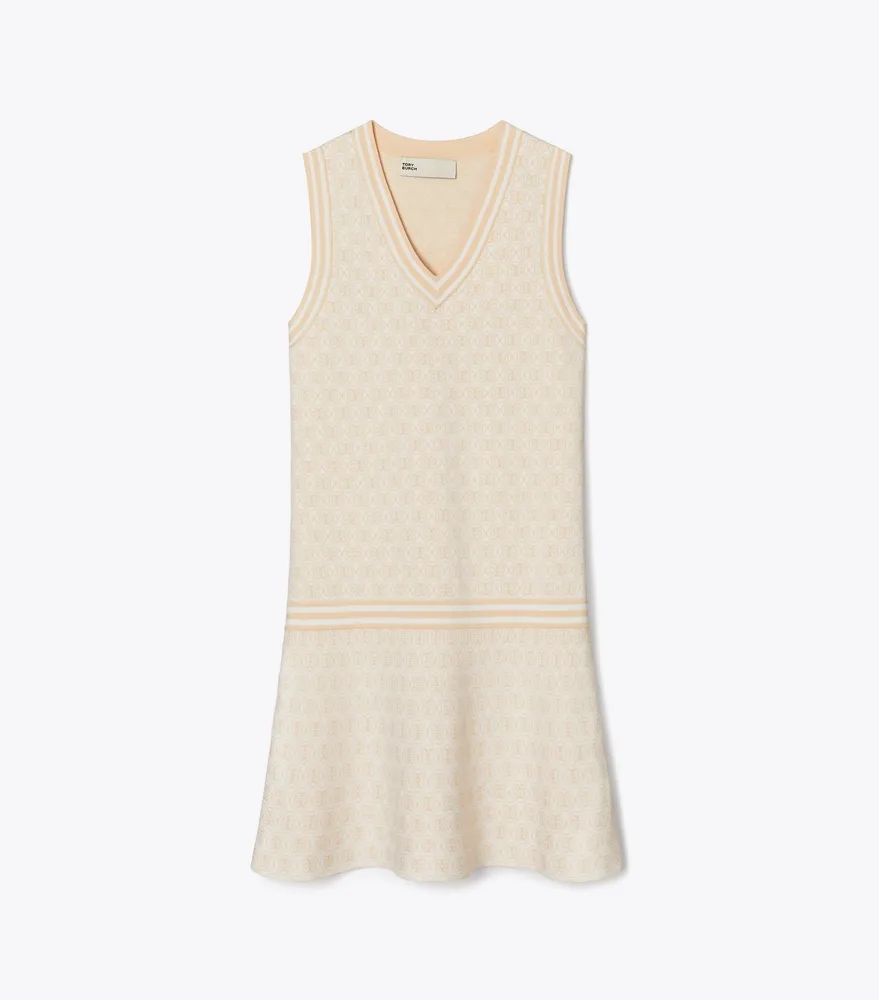 Tory Sport T Monogram Tech Knit Dress | The Summit