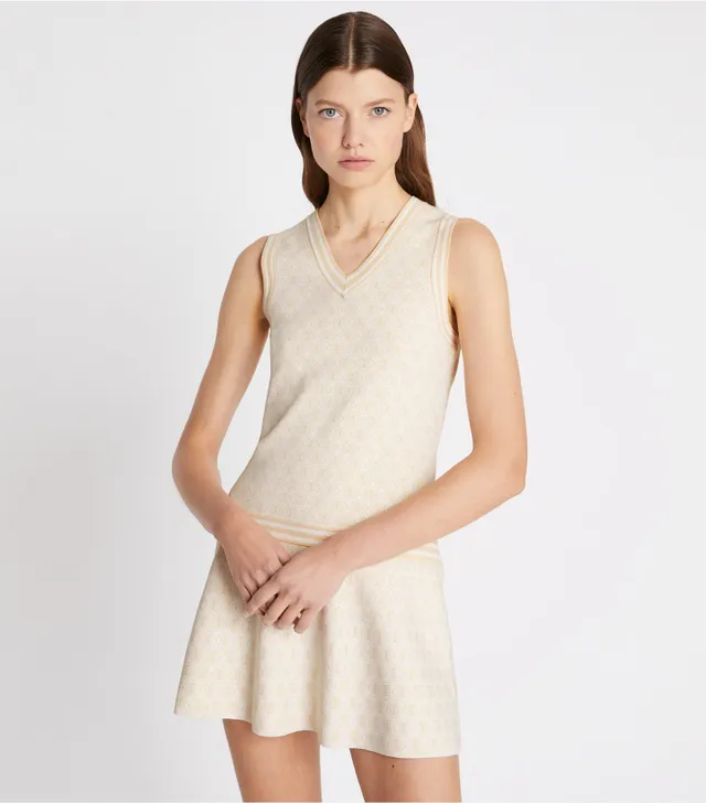 【TORY SPORT】T MONOGRAM TECH KNIT DRESS Tory Sport T Monogram Tech Knit Dress | The Summit