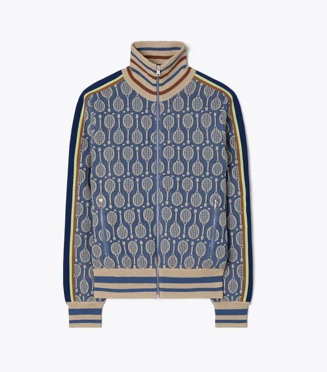 Tory Sport Tech Knit Jacquard Jacket | The Summit