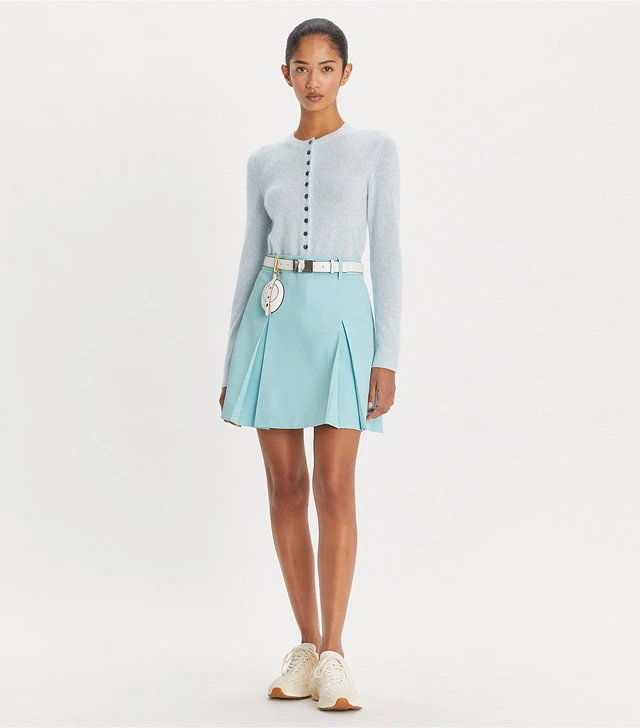 Tory Sport Tech Twill Ruffle Golf Skirt | The Summit