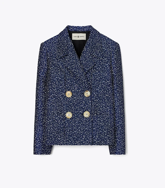 Tory Burch Slim Tweed Jacket | The Summit