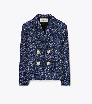 Tory Burch Slim Tweed Jacket | The Summit