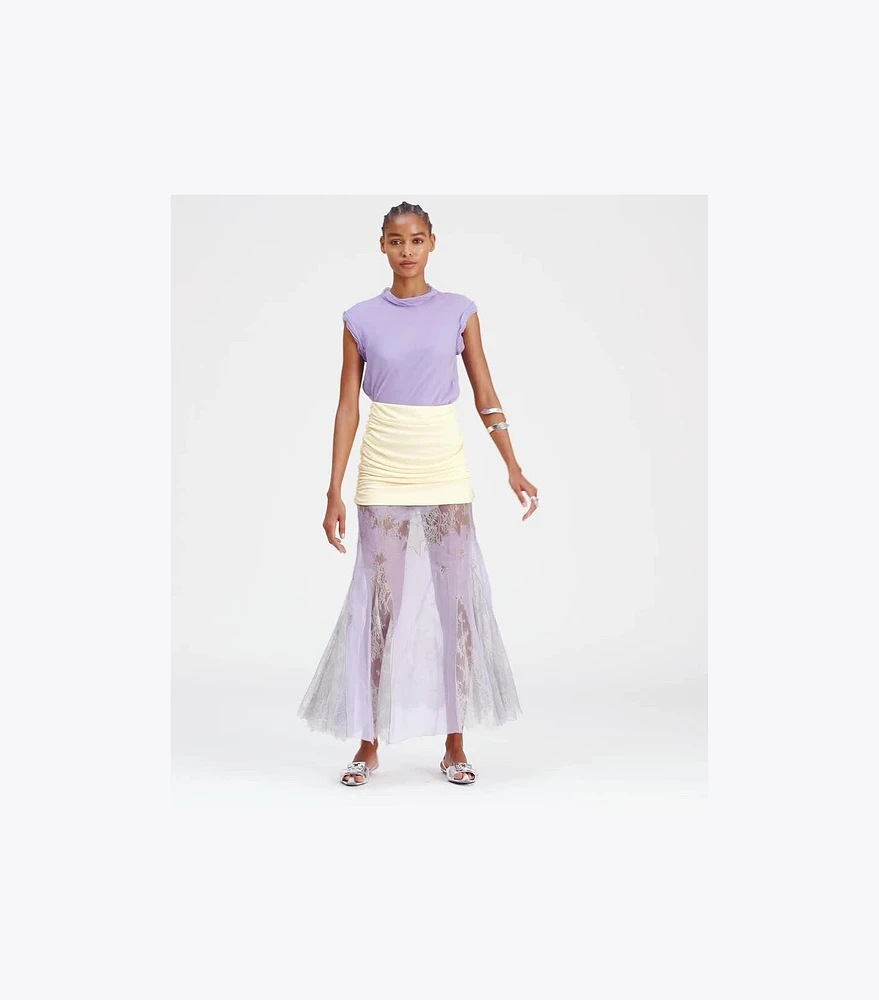 Tory Burch Twisted Chiffon Top | The Summit Tory Burch Twisted Chiffon Top | The Summit