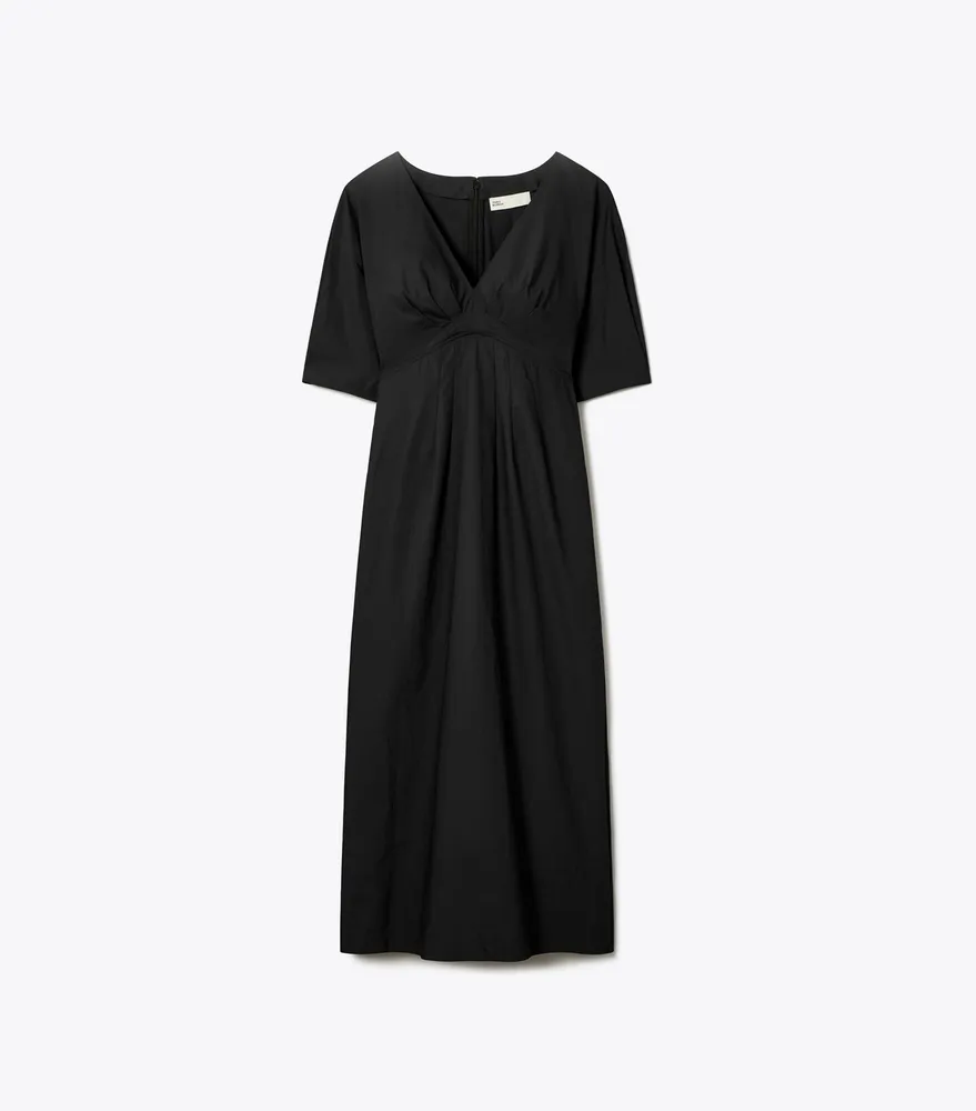 Tory Burch V-Neck Poplin Dress | The Summit