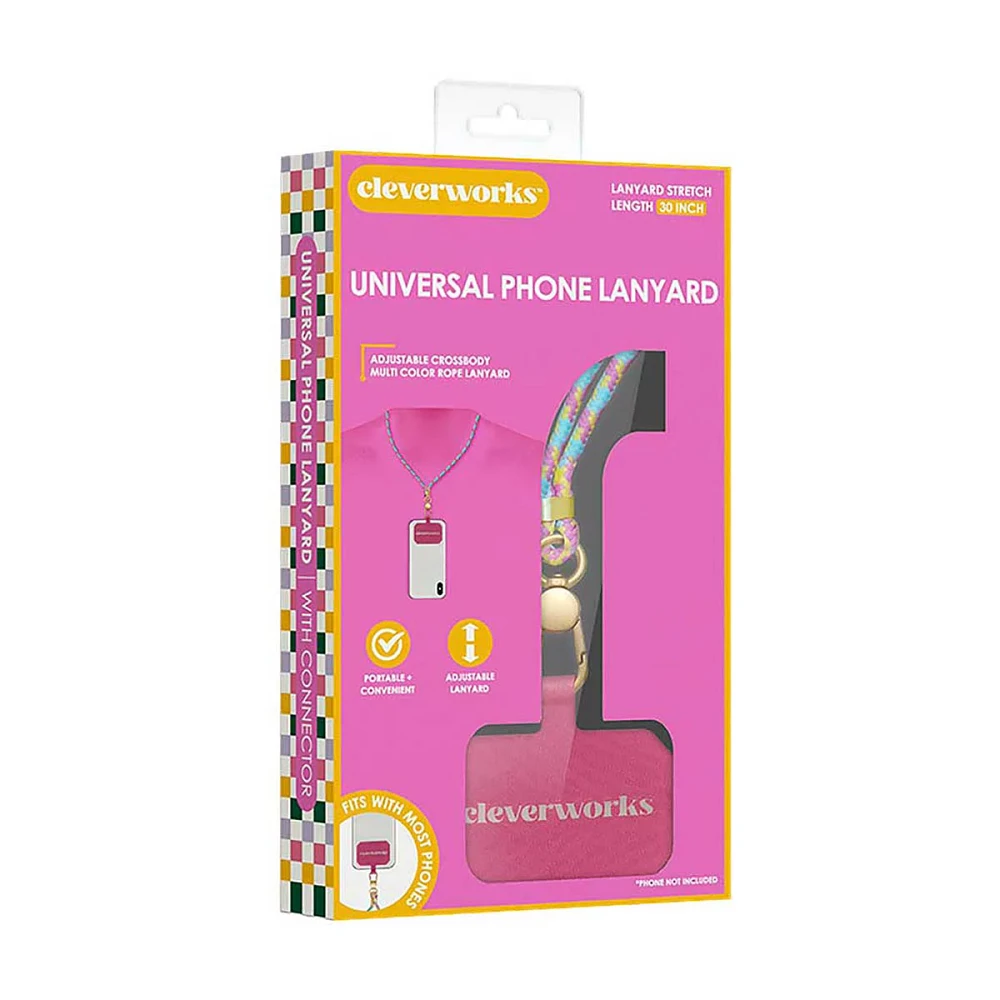Cleverworks Universal Phone Lanyard, Tricolor at Hamilton Place in