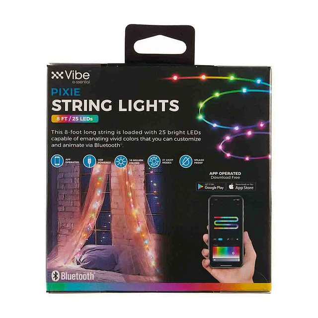 Vibe Pixie String Lights, 25 LED's at Hamilton Place in