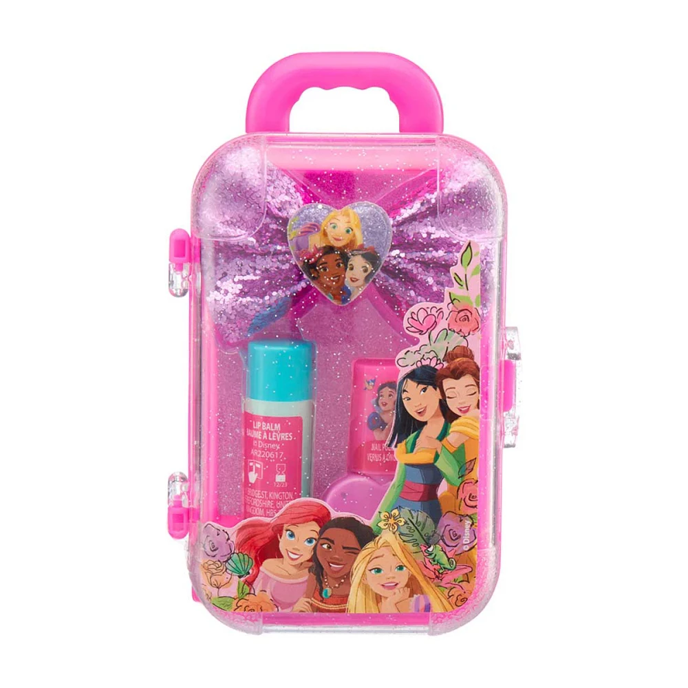 Disney Princess Style Collection Play Suitcase Travel Set, Pink at
