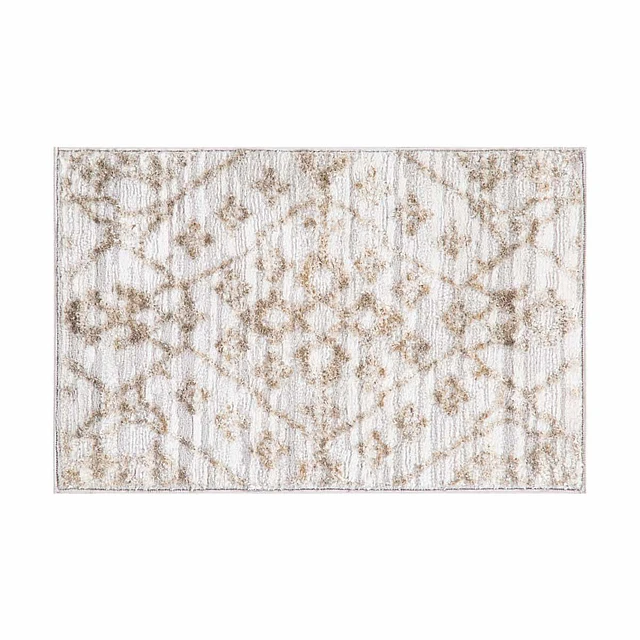 Kirklands Ivory Quatrefoil Indoor/Outdoor Rug at Hamilton Place in