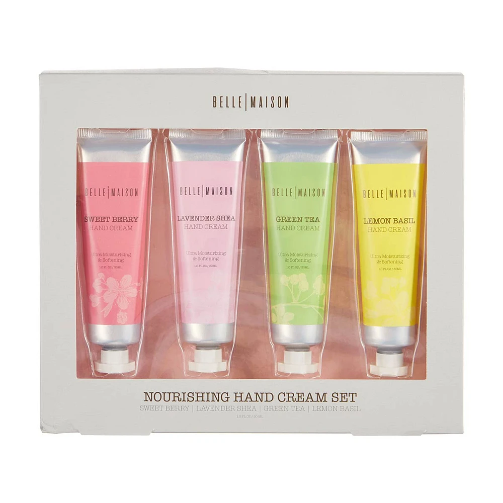 Belle Maison Hand Cream Collection, Pack of 4 at Hamilton Place in