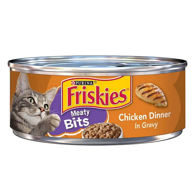 Friskies Purina Friskies Meaty Bits Adult Cat Wet Food 6.04 oz