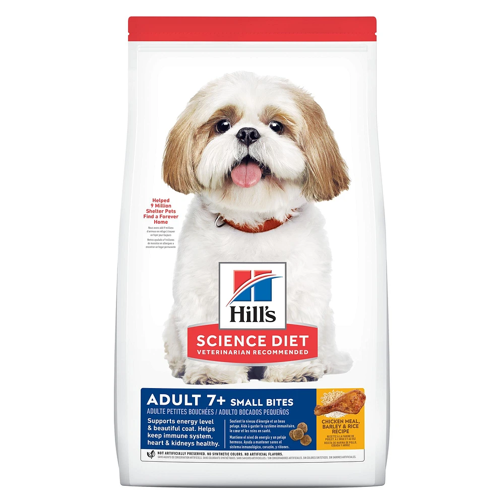 Hill s Science Diet Adult Senior 7 Dry Dog Food Small Bites