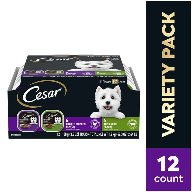 Petsmart cesar dog food best sale