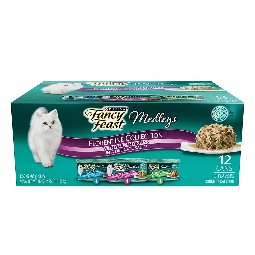 Fancy Feast Medleys Adult Cat Wet Food 2.64 lb. With Vitamins