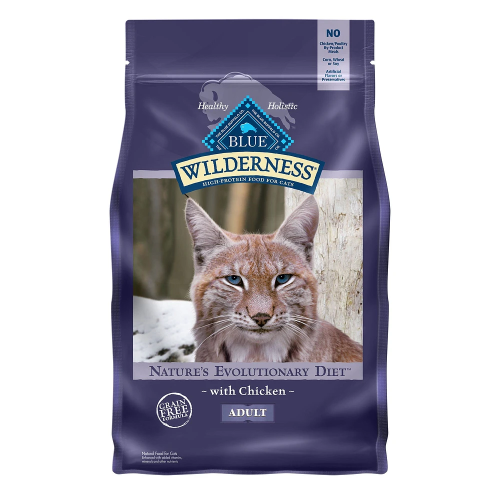 Blue Buffalo Wilderness Adult Dry Cat Food Grain Free The